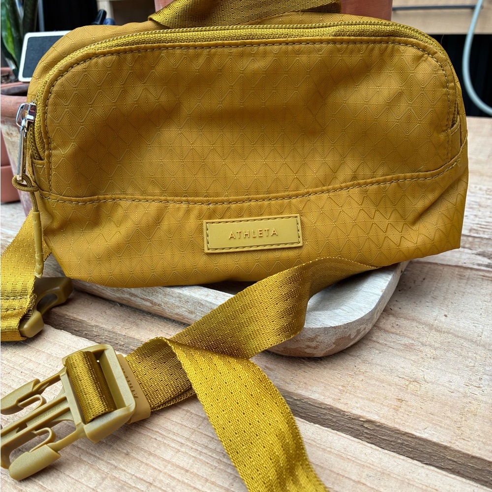Athleta Yellow Crossbody Bag